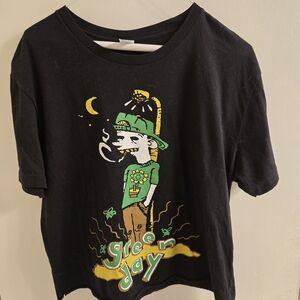 Large Green Day Dookie Graphic Tee | Self-Cropped